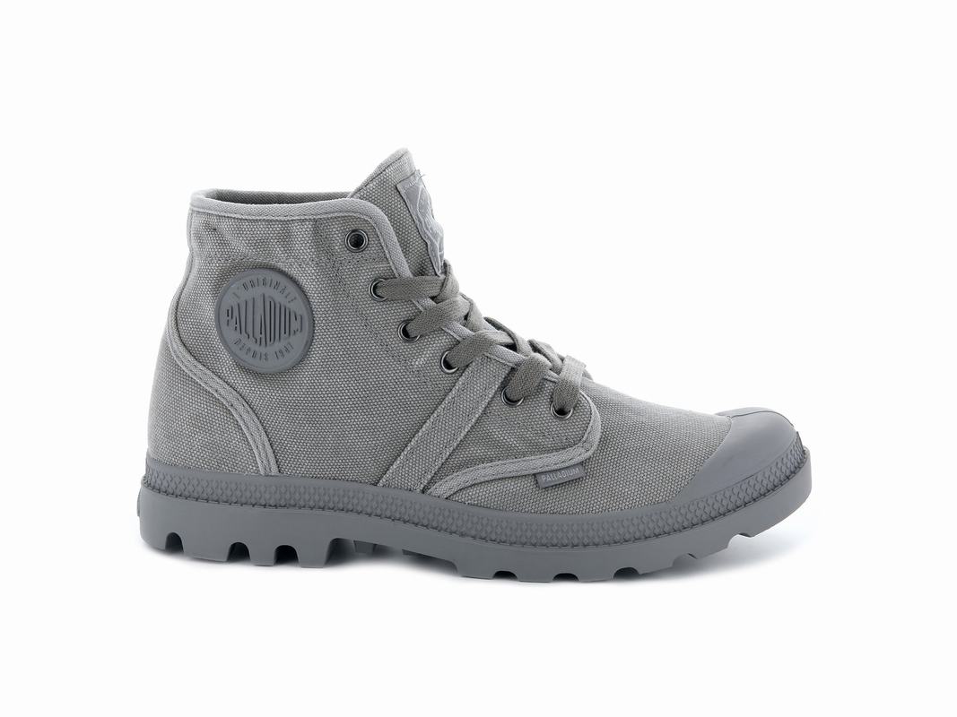 Palladium Pallabrousse Mens Boots Grey Australia [PCUHMZ-980]